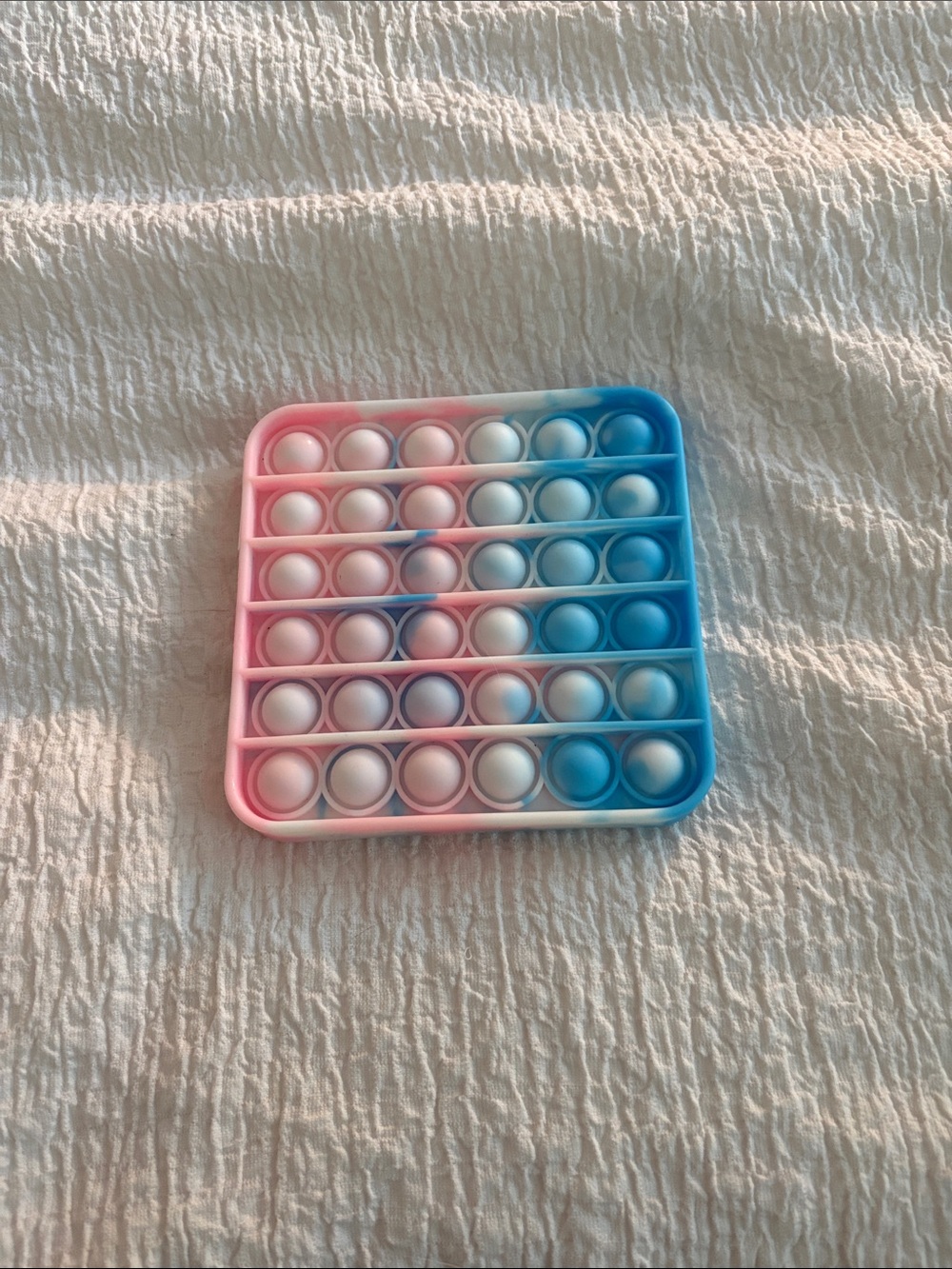 Gradient Pink & Blue Square Bubble Pop Sensory Toy